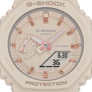 CASIO カシオ G-SHOCK Gショック カーボンコアガード構造 八角形フォルム GMA-S2100-4A ピンクベージュ 腕時計 レディース