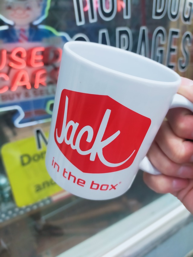 USアドバタイジング◆jack in the box ジャックインザボックス　マグカップ◆アメリカン雑貨