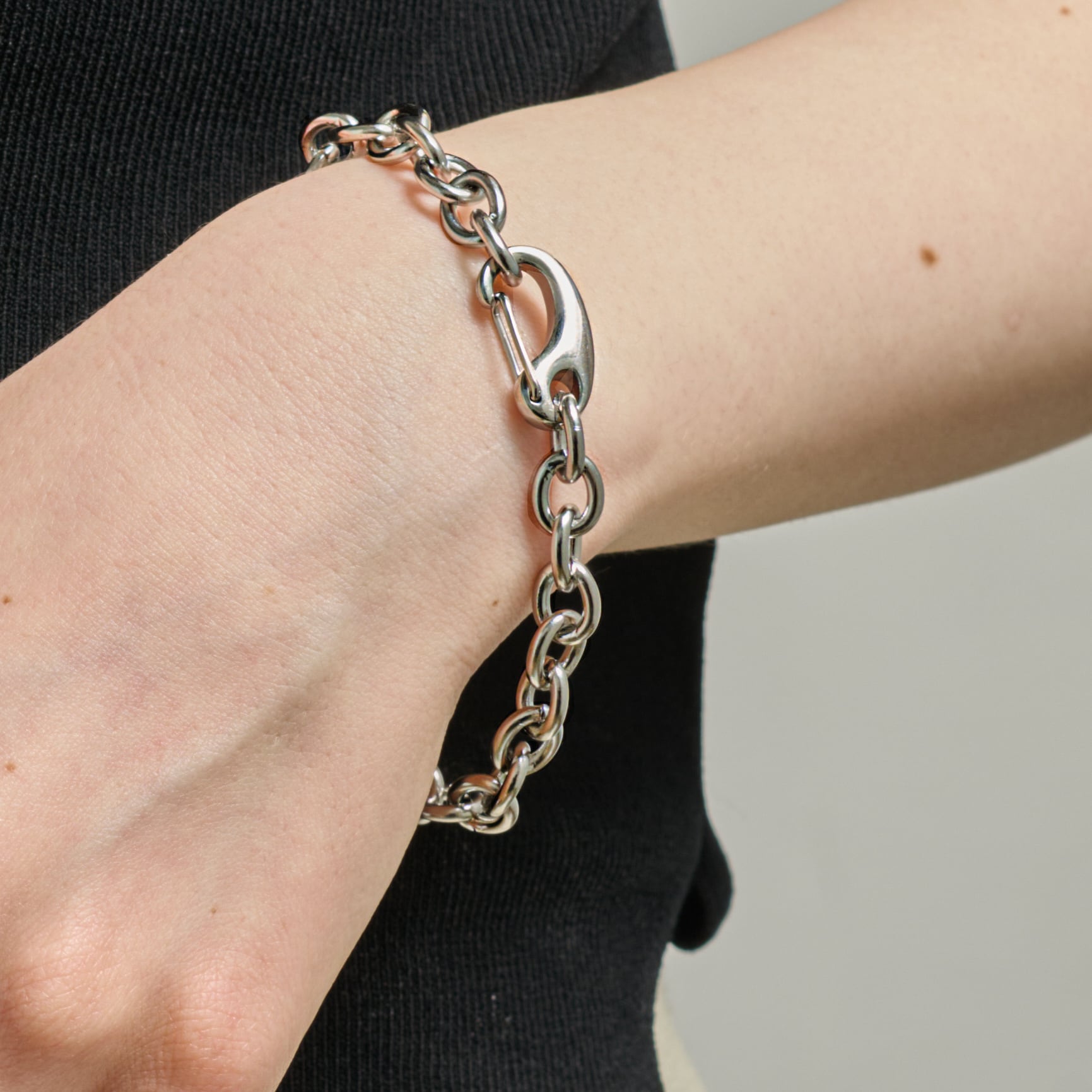 【希少】gunda ステルスチェーンブレスレット 2020SS】gunda<ガンダ>CONNECT-2 BRACELET/A [コネクト-2ブレスレット