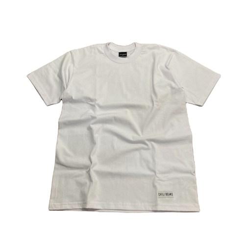 CHILI BEANS #CH Plain Tee White