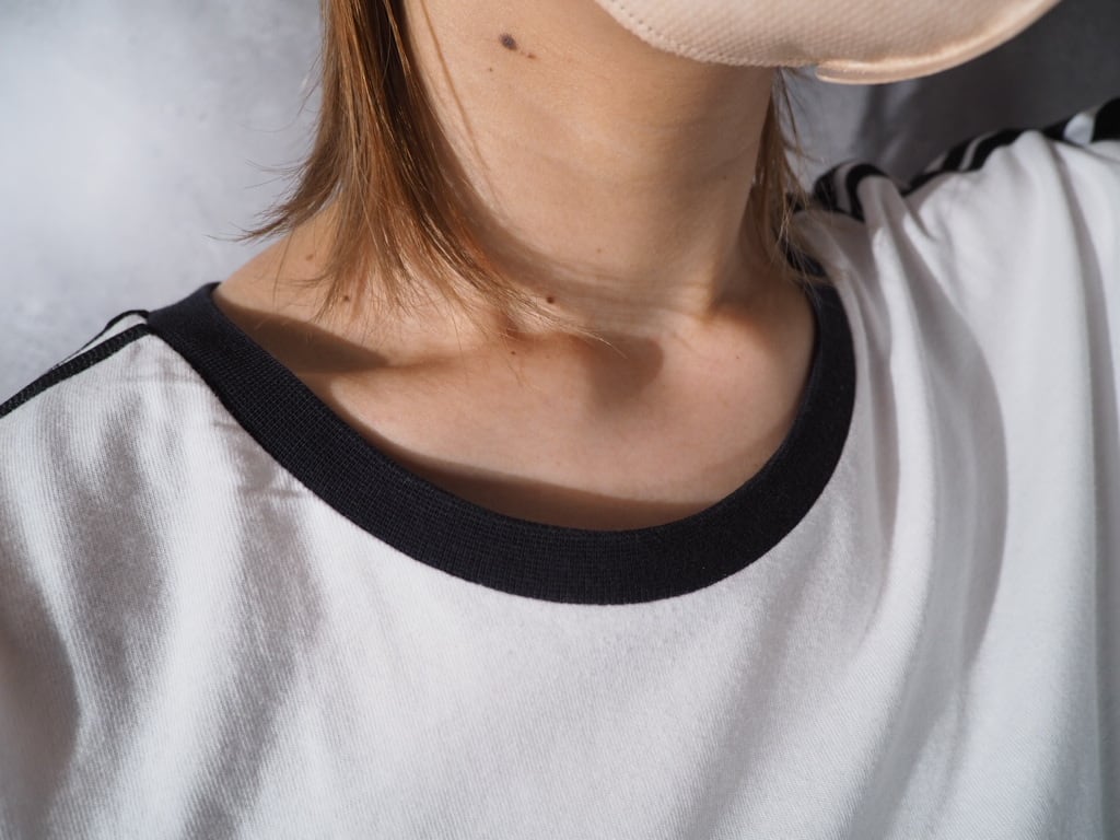 adidas german soccer ball printed ringer Tee (UEFA EURO 2008)