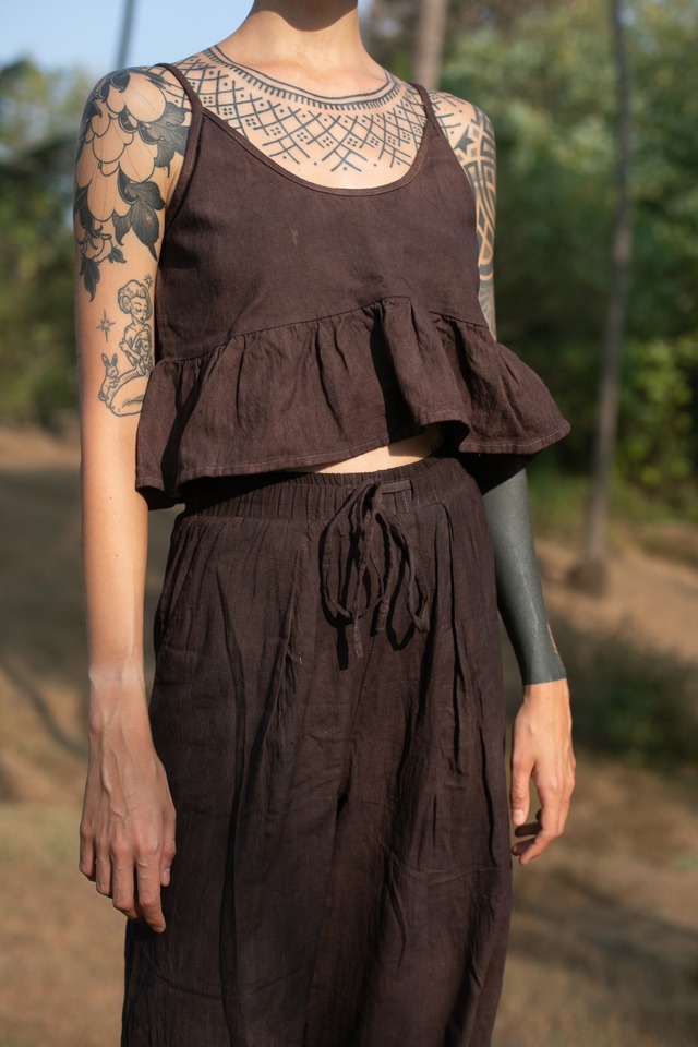Natural Dye Wide Pants