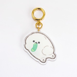 【くつした大好き】ポメラニアンのぱぴち　アクリルキーホルダー