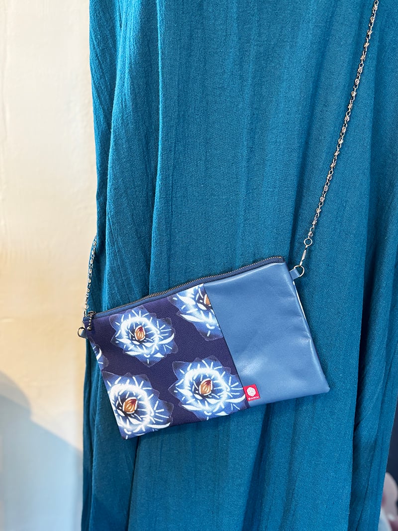 本革3wayショルダーポーチ  /  桔梗