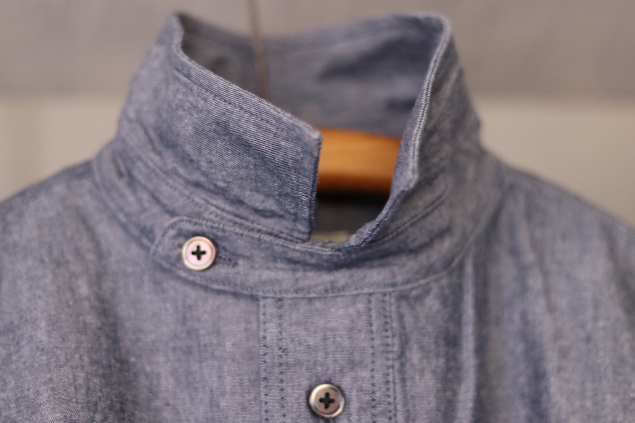 乘鞍印 「マウンテンシャツ / 灰紺」(unisex)