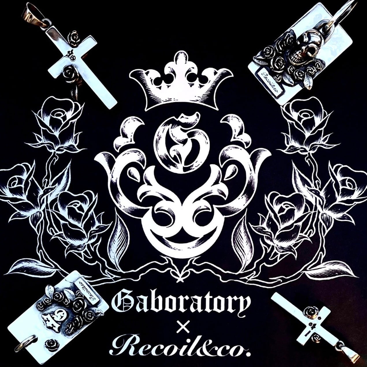 Gaboratory Recoil&Co. Raised G&Clown with Rose Dogtag ガボラトリー