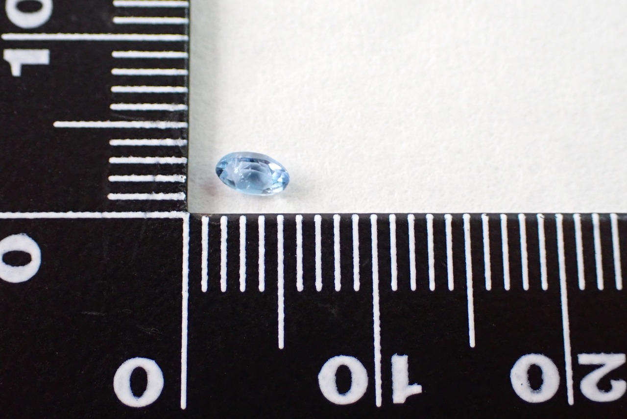 サンタマリアアクアマリン　0.11ct　[C12-1191]