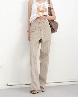 1970s LEVI’S - seersucker striped flare pants