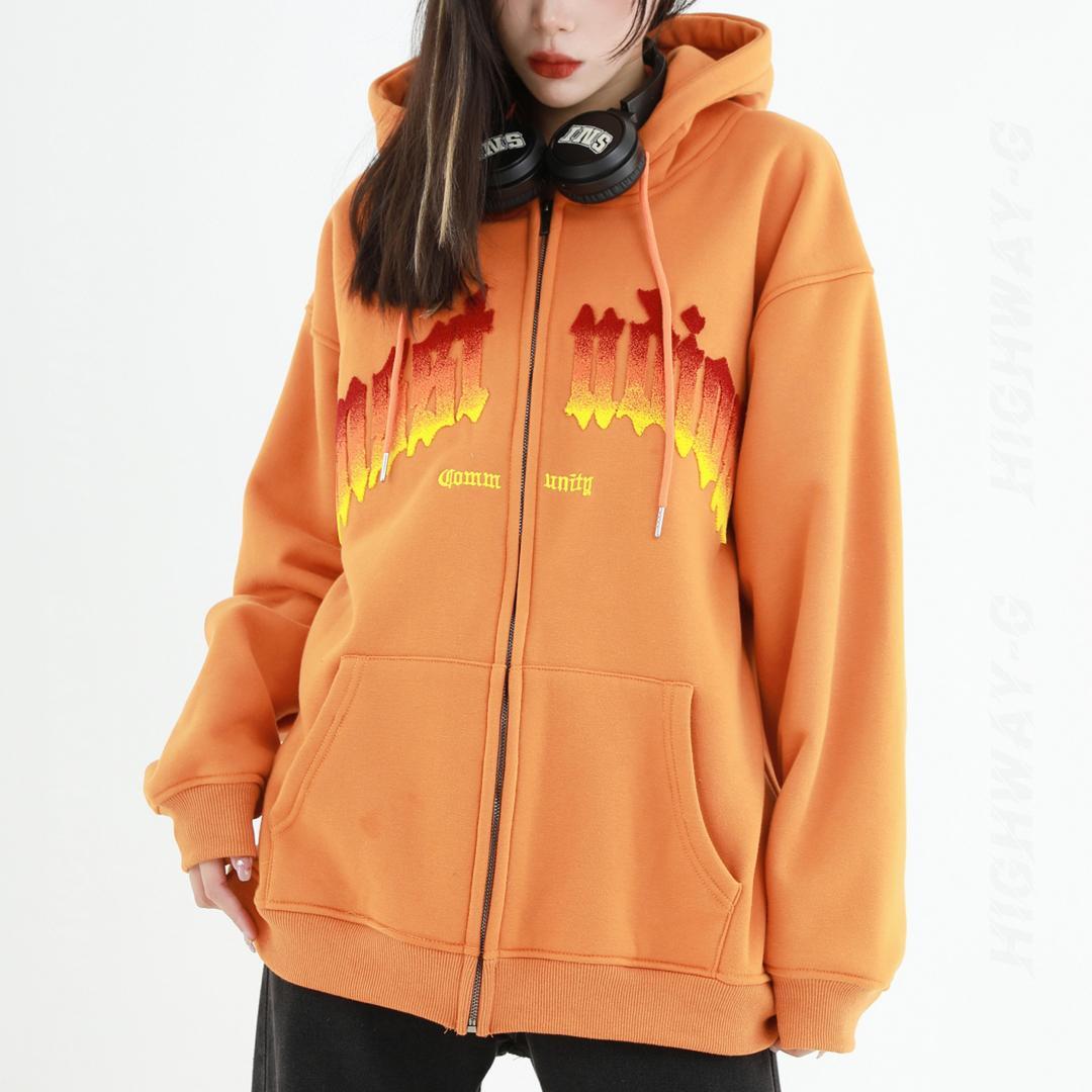関税送料込 GLOGANG Renegades ロゴ ジップアップパーカー 関税送料込 GLOGANG Renegades ロゴ ジップアップパーカー Glo