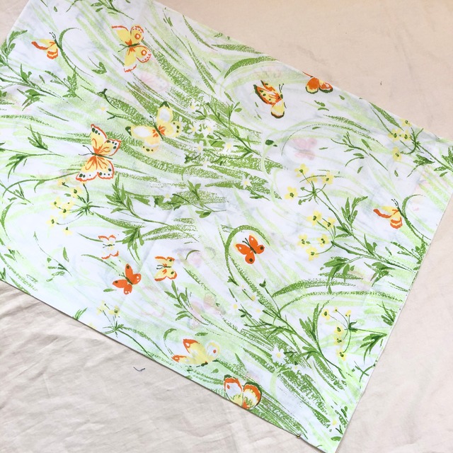 VINTAGE flower pillow cover