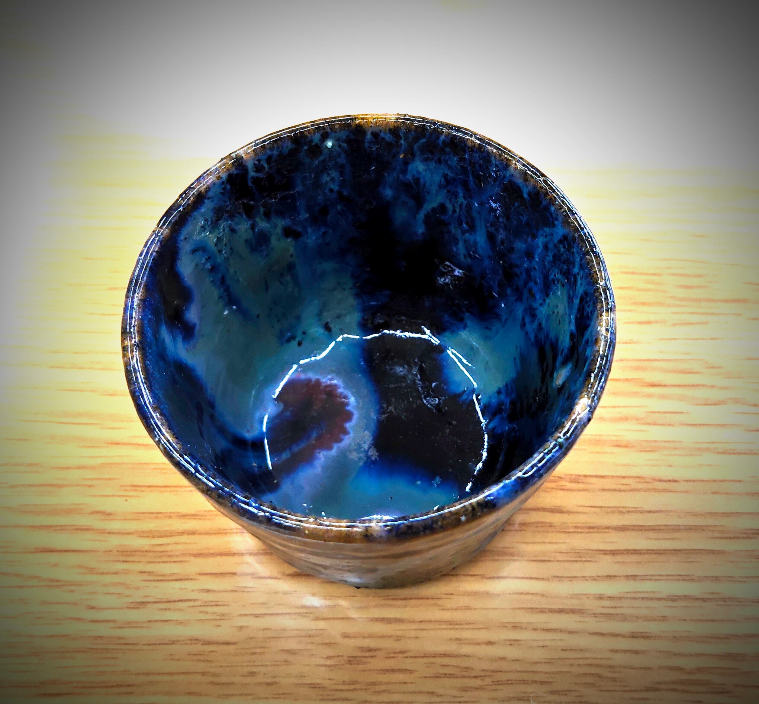 ぐい呑み 宇宙ブルー | 割石窯 川西屋 ぐい呑み 宇宙ブルー | 割石窯 川西屋