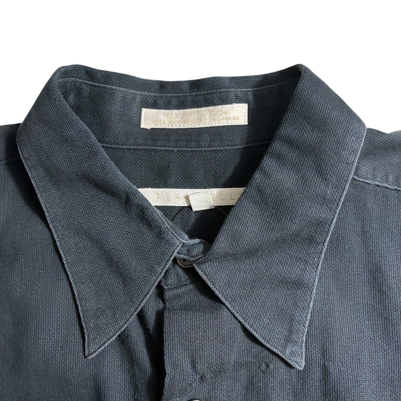 PERRY ELLIS black cotton shirt