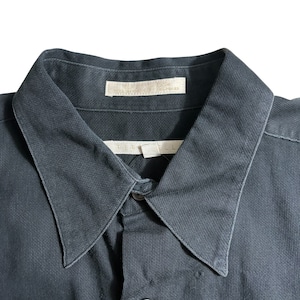 PERRY ELLIS black cotton shirt