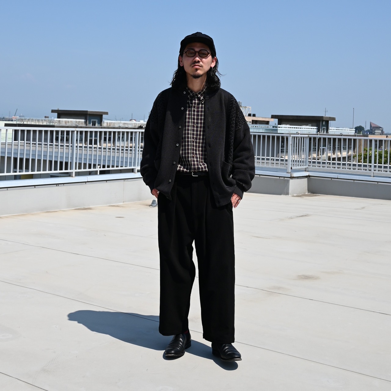 YASHIKI(ヤシキ)Ginka Cardigan、 90年代ペンドルトンシャツスタイル