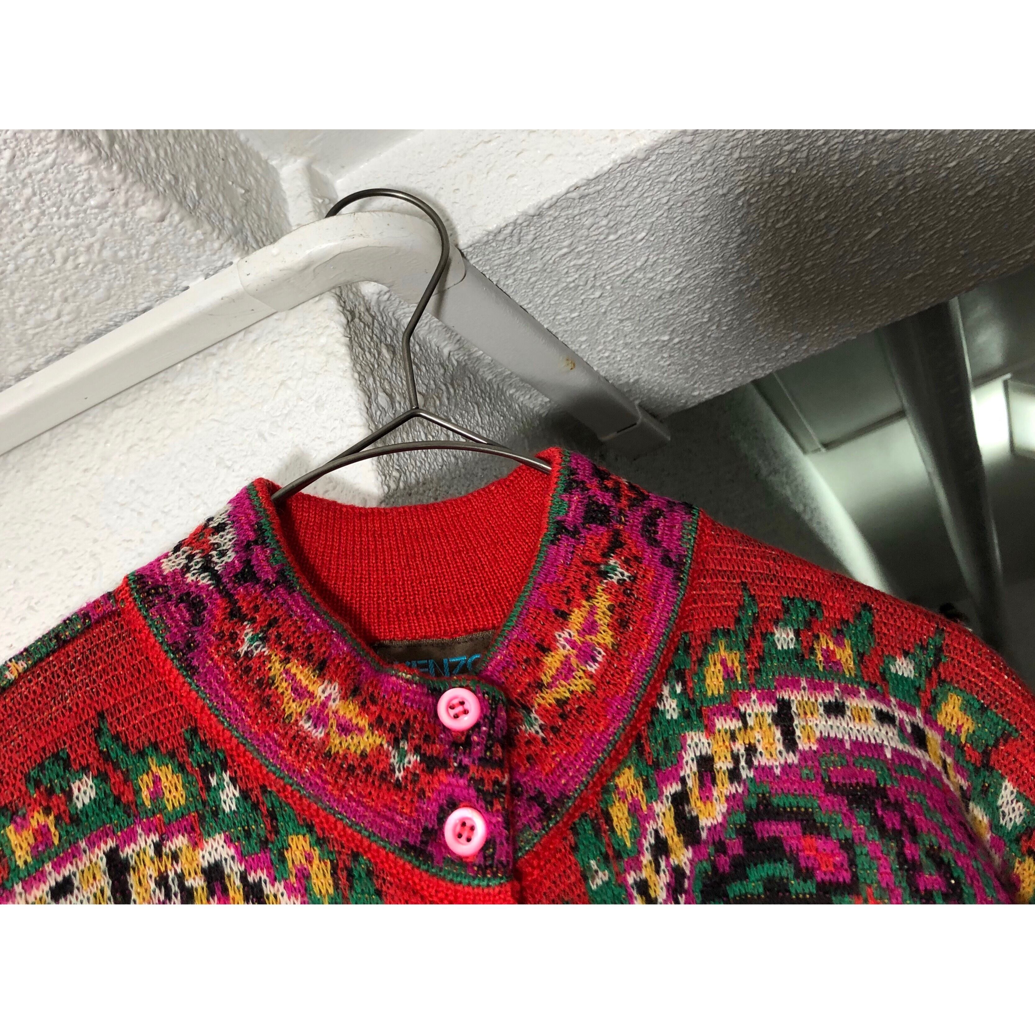 KENZO ケンゾー 80s～90s セットアップ 総柄 シャツ ジャケット  