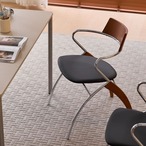 チェア 椅子 デザイナーズ ダイニングチェア デスクチェア 無垢材 レトロ アームチェア 背もたれ付き カフェ風 接客 商談 おしゃれ モダン レトロ 可愛い ホテルライク