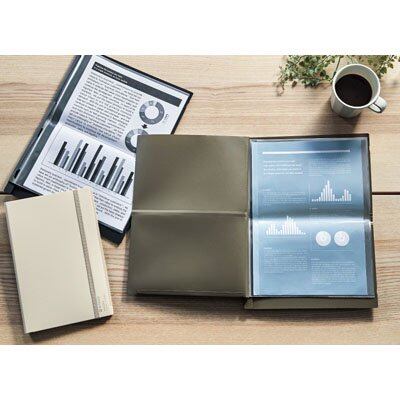 コクヨ ビズラック 2つ折りクリヤーブック BIZRACK ラ-BRFL10