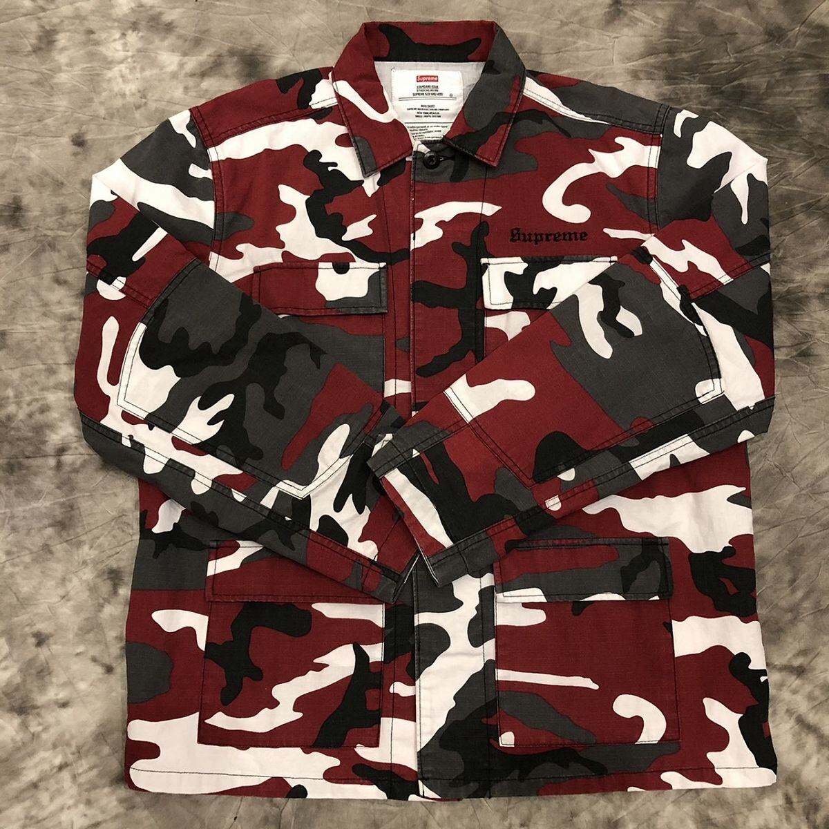 Supreme×Hellraiser/シュプリーム×ヘル・レイザー 【18SS】 BDU Shirt