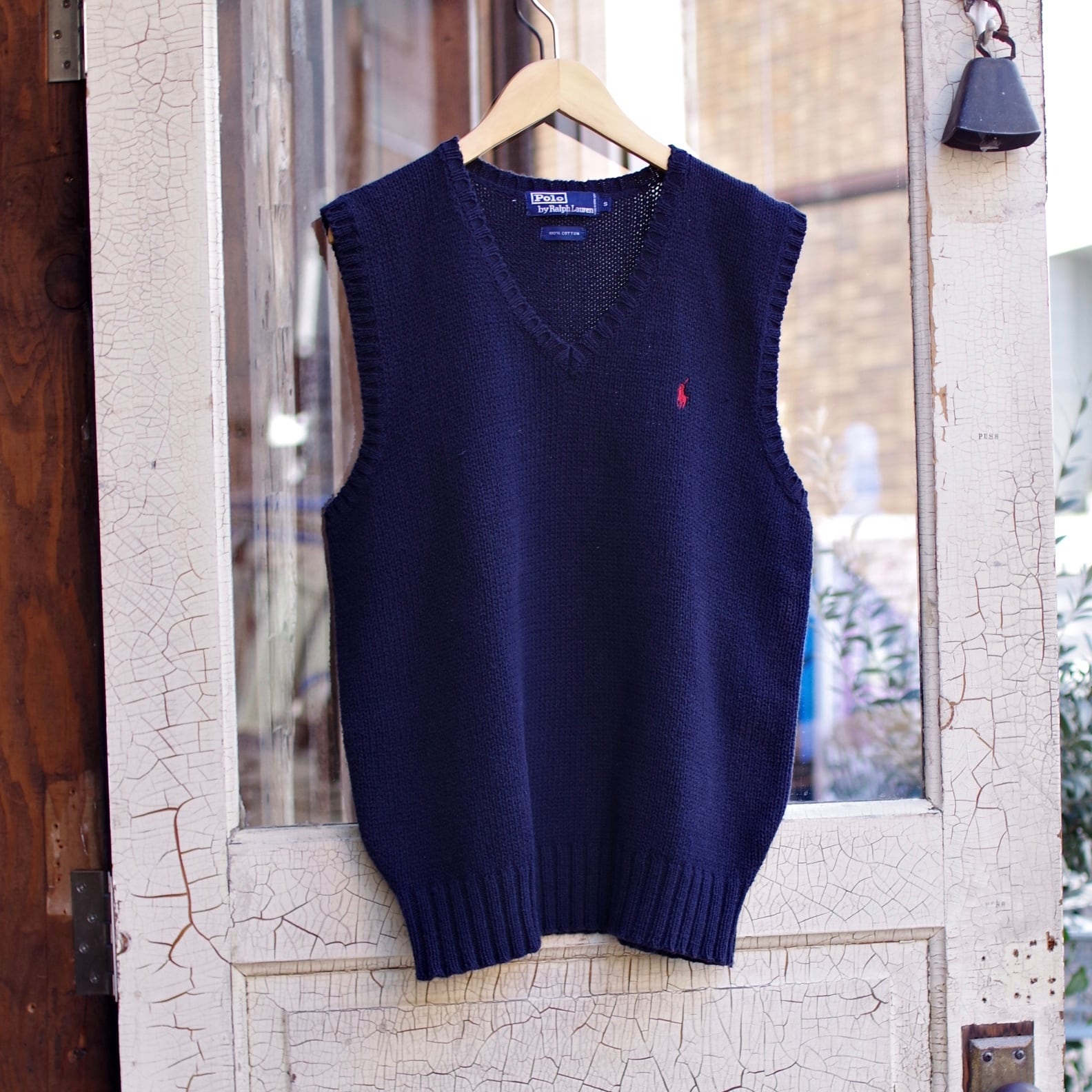 Ralph Lauren Cotton Knit Vest / ラルフローレン コットン ニット