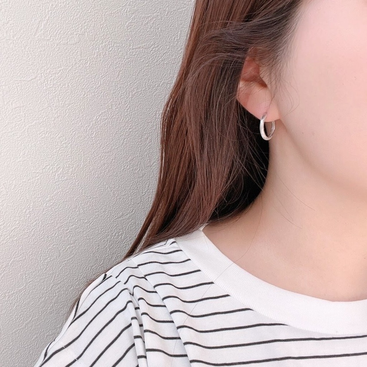 【Matte】Hoop large Pierce