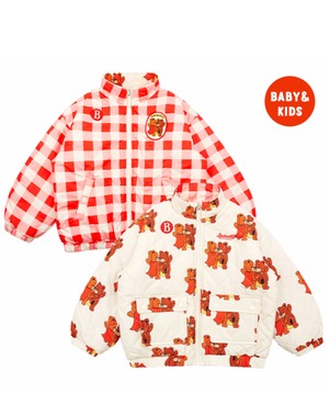 [BEBE DE PINO] Wingly bears reversible padding jacket 正規品 韓国ブランド 韓国ファッション 韓国代行 韓国通販 ベベドピノ bebedepino 日本 店舗 韓国 子供服