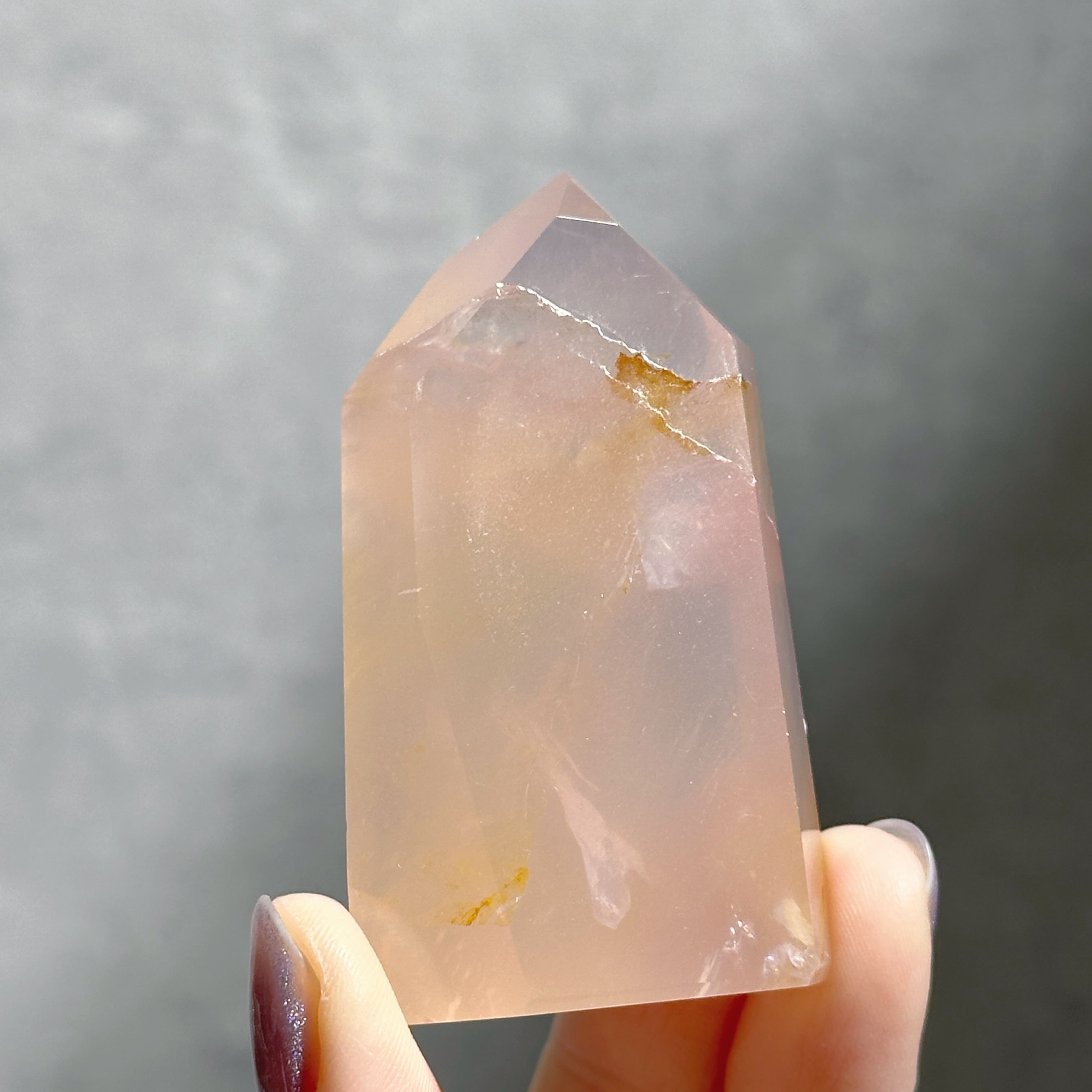 ローズクォーツ×ゴールデンヒーラー タワー61◇ Rose Quartz x Golden