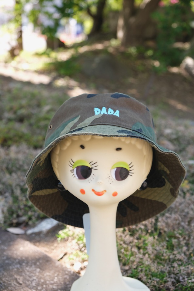 "DADA" Bucket Hat (camo print)