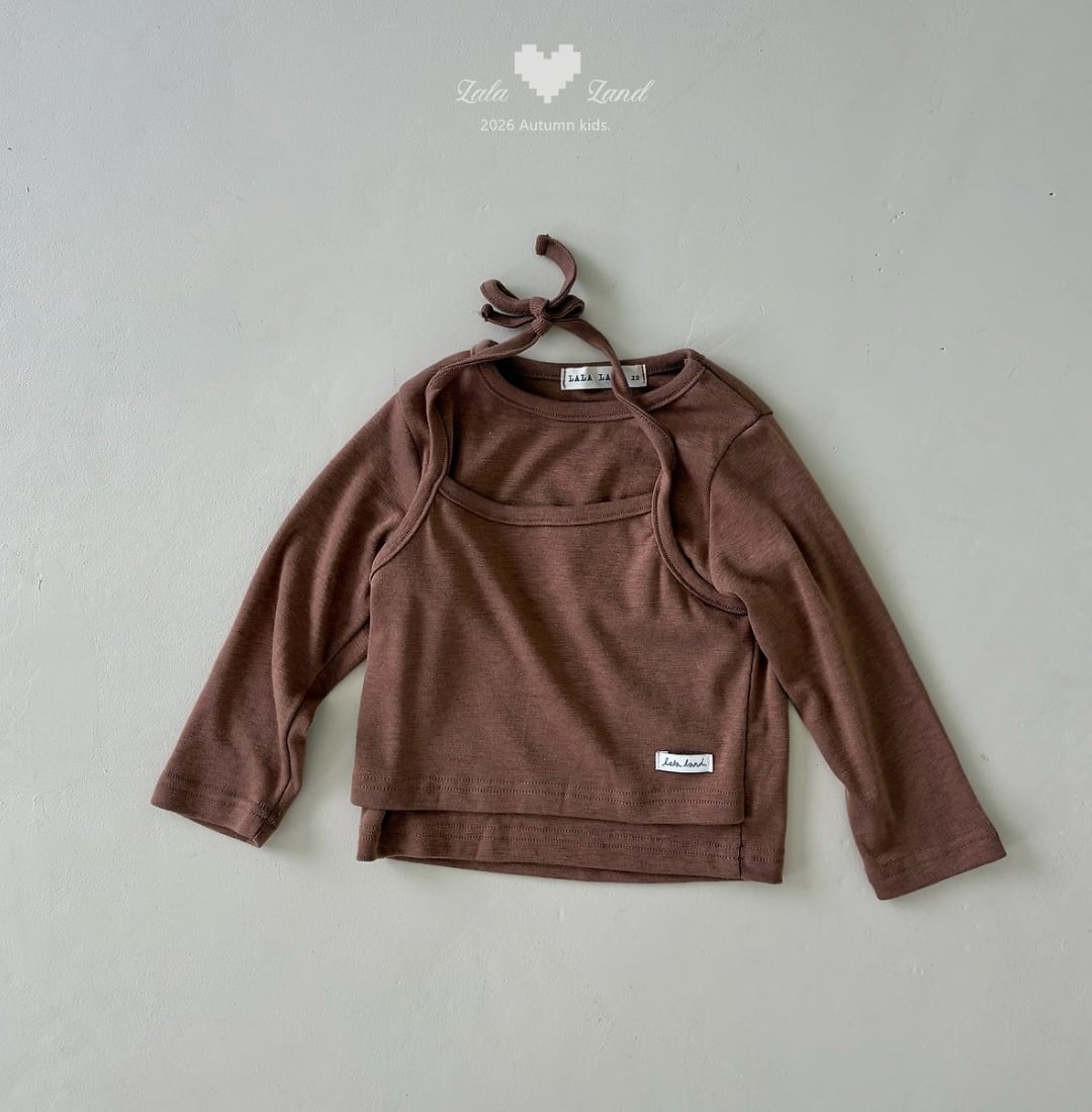 送料無料【予約】/  kidsホルターTシャツ /lalaland