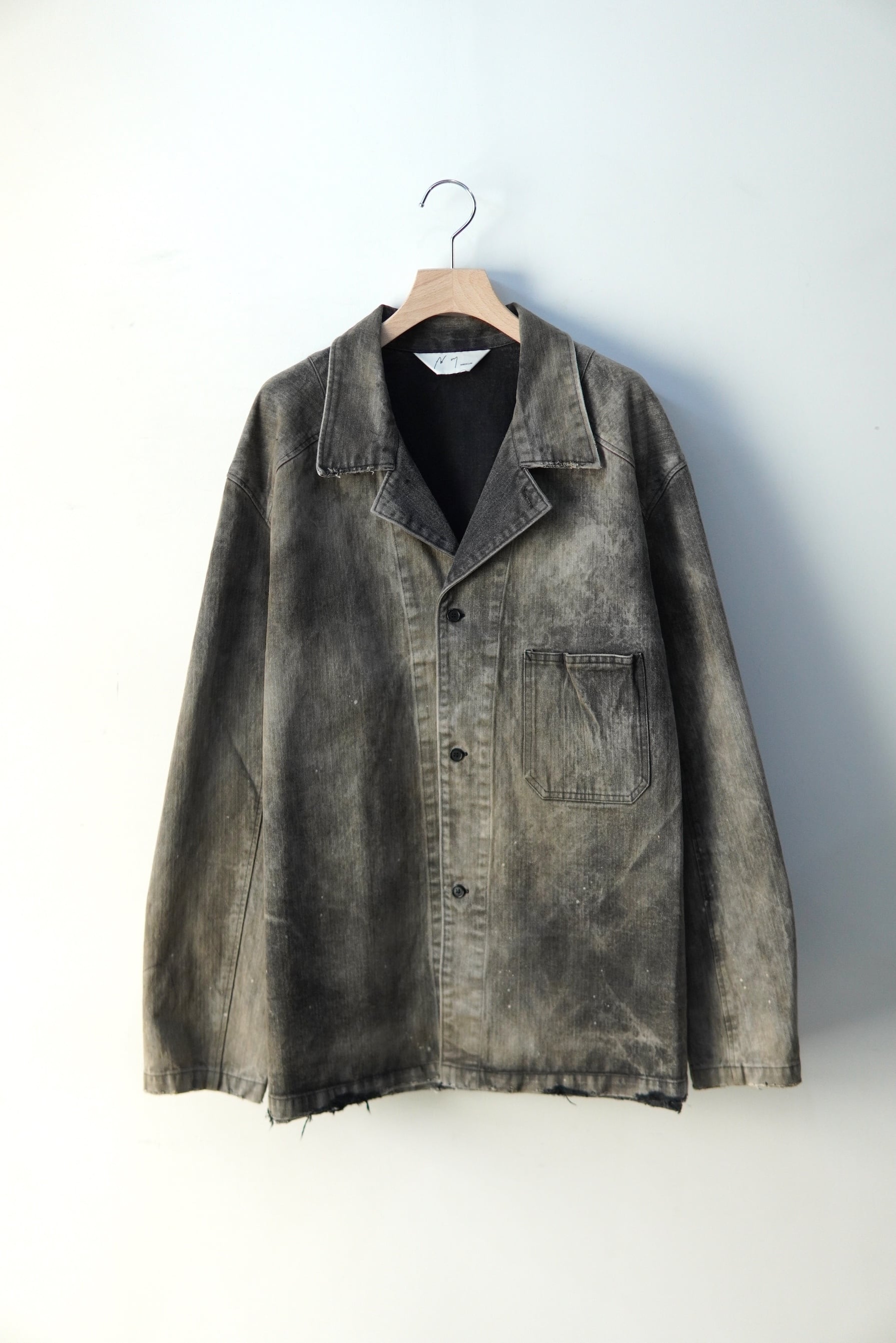 ANCELLM / HERRINGBONE WORK SHIRT / ANC-SH114-A
