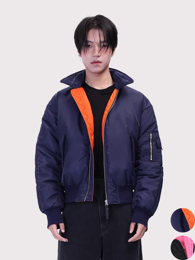 SOUTHFISH Thorn Embroidered Bomber Jacket