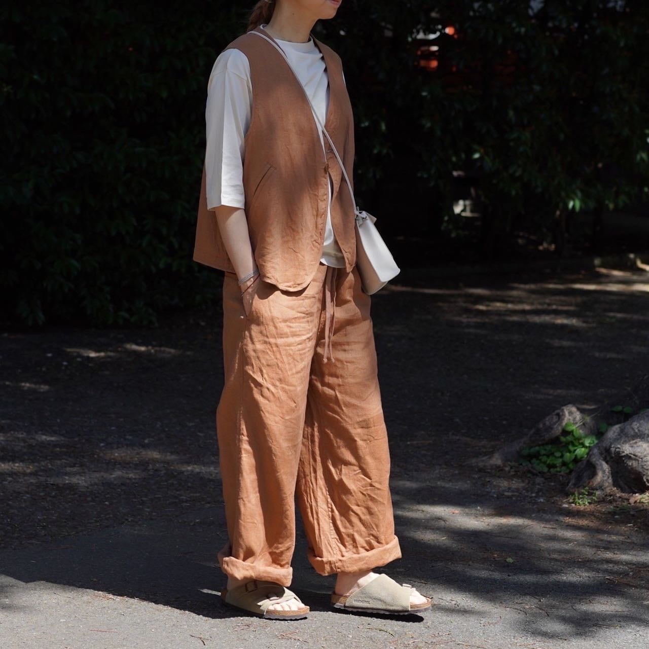 ts(s)ティーエスエス Drawstring Wide Pants Orange | Debby