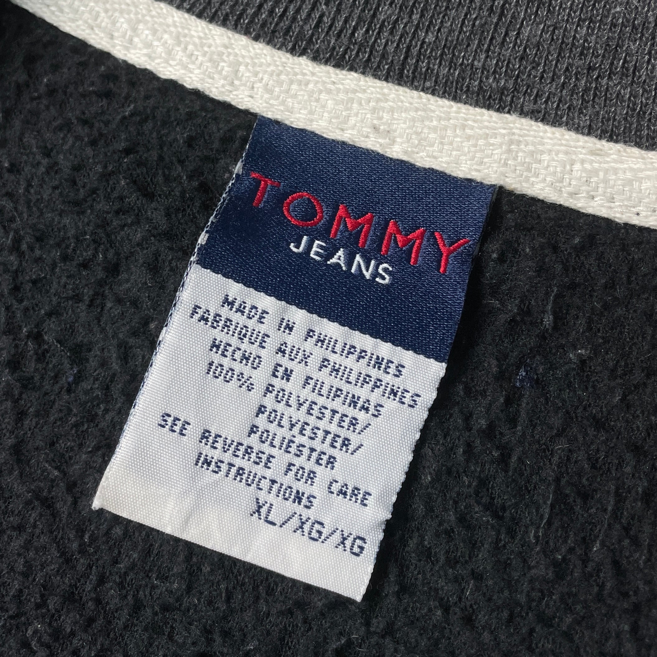 00年代 TOMMY JEANS トミーヒルフィガー フリースプルオーバー