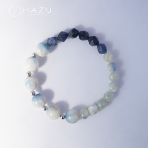 癒しと人気アップの個性派ブレス［アラゴナイト／カイヤナイトインフックサイト／ソーダライト］