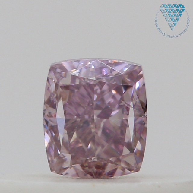 0.25 ct FANCY BROWNISH PURPLISH PINK SI2 CUSHION GIA 天然  ダイヤモンド ルース