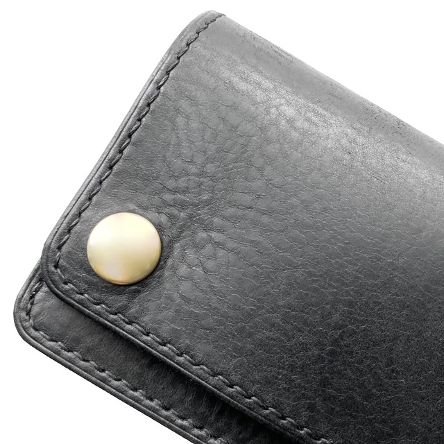 [BLACK INSIDE] ITALIAN CLASSIC PULL UP/トラッカーウォレット