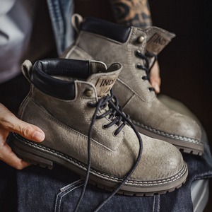 Mid-cut casual versatile boots(VE084)