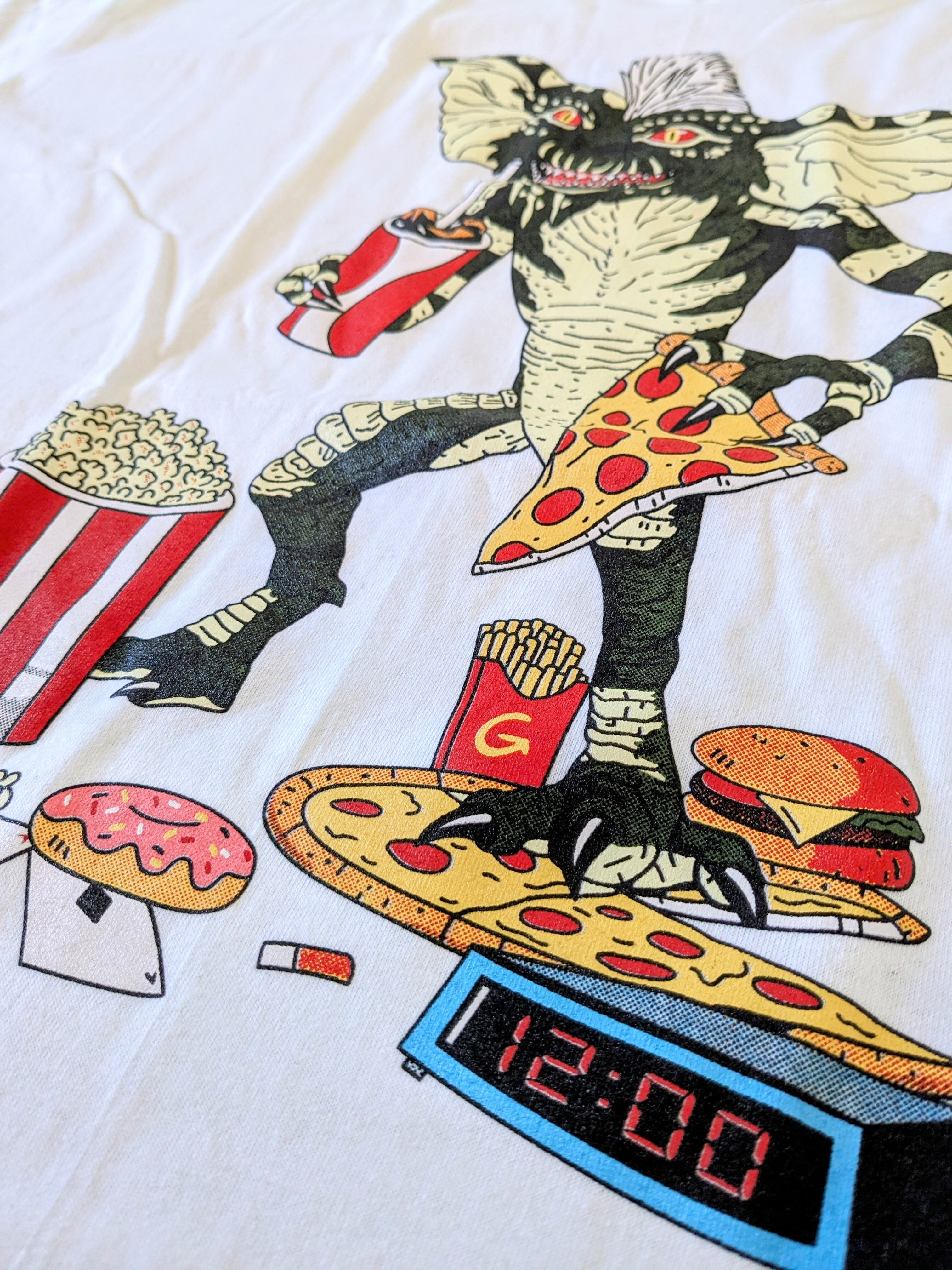 【Tシャツ  グレムリン（Gremlins）ピザ 】〚アメリカン雑貨 アメトイ〛