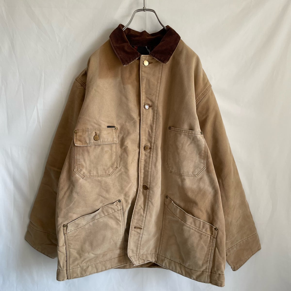 90s LAPCO ダックジャケット カバーオール 古着 ワークジャケット 裏