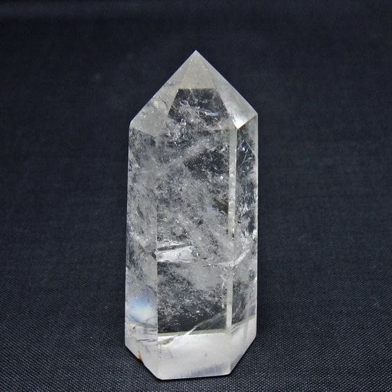 水晶 六角柱 ポイント 置物 一点物 142-10985