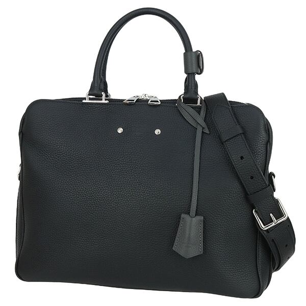Unused LOUIS VUITTON ルイヴィトン ルイヴィトン アルマンド ブリーフケース MM トリヨンレザー ノワール M54381 2WAY ビジネスバッグ メンズ 黒 未使用品