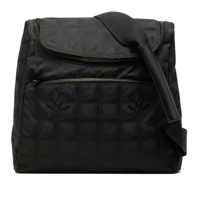 シャネル ニュートラベルライン ココマーク バックパック リュック A15958 ブラック ナイロン レディース CHANEL 中古