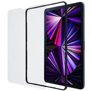 【特価処分】エレコム iPad Pro 11 第4世代 M2 2022 用/iPad Air5 Air4 第5世代 第4世代 ガラスフィルム ガイドフレーム付 強化ガラス 指紋防止 TBWA21PMFLGGJ