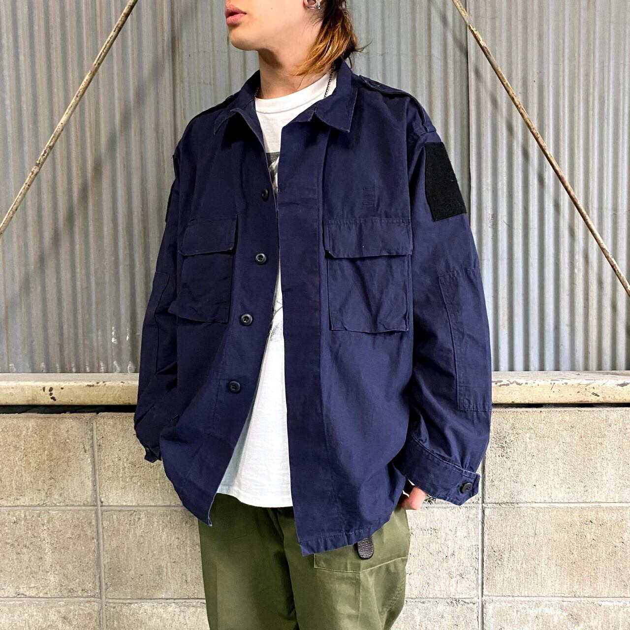 民間品 Tru Spec uジャケット Large Regular メンズxl相当 古着 ミリタリージャケット リップストップ ネイビー 紺色 ミリタリージャケット Ws22 50 Sa24 Cave 古着屋 公式 古着通販サイト