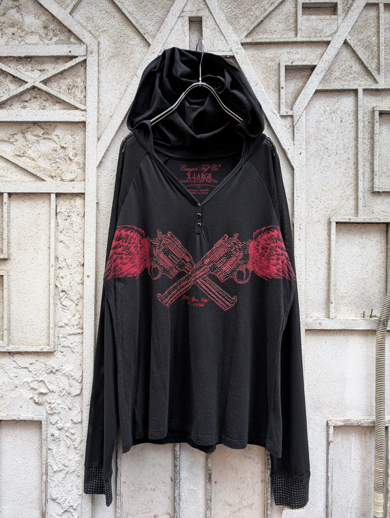 "RHINESTONE" design L/S