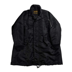 FLIGHT NY STAND COAT / フライトナイロンスタンドコート(BLACK)
