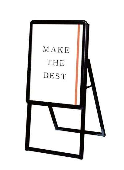 ポスターグリップスタンド看板 屋内用 A2片面ブラック