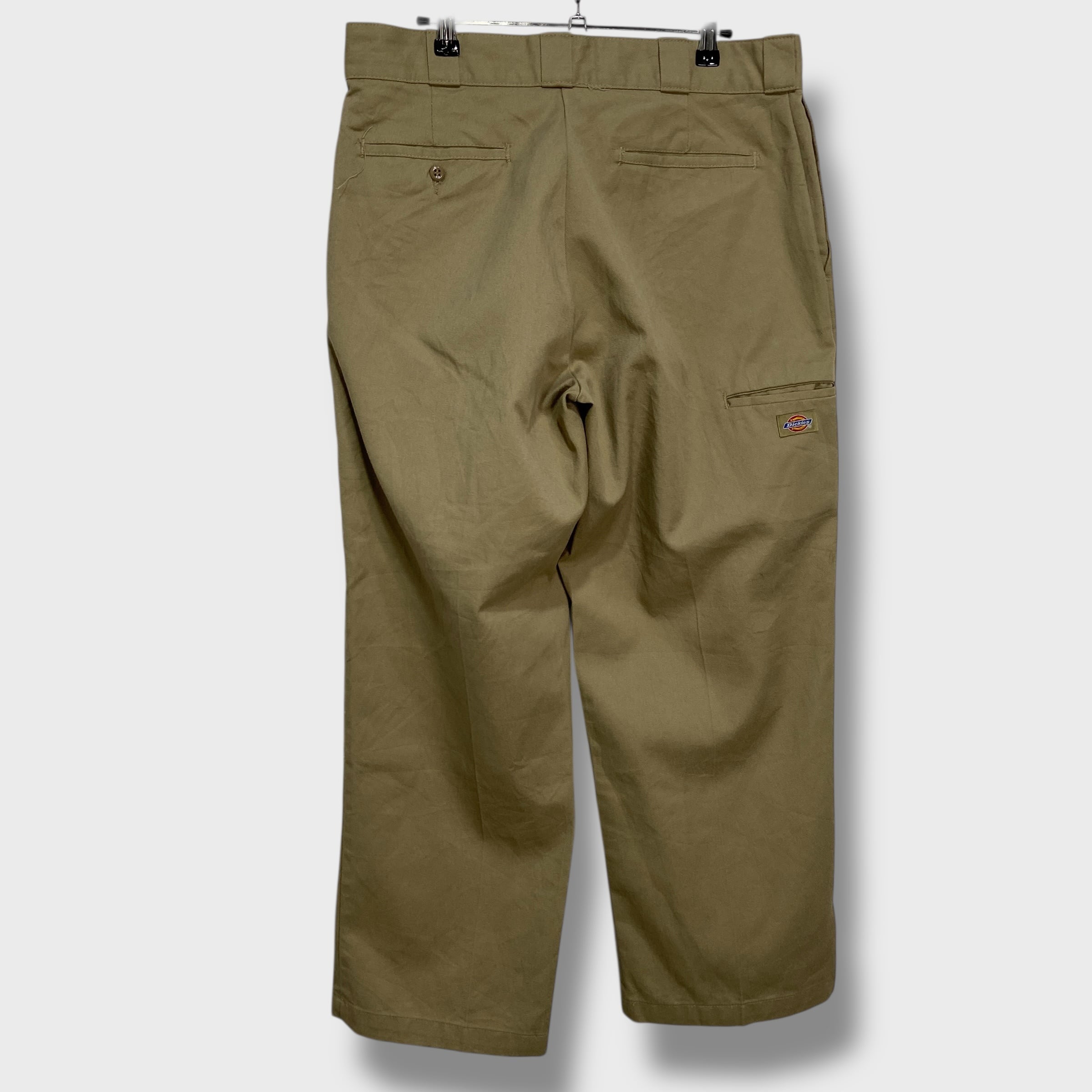 Dickies ディッキーズ ダブルニーワークパンツ ワイド ベージュ W34