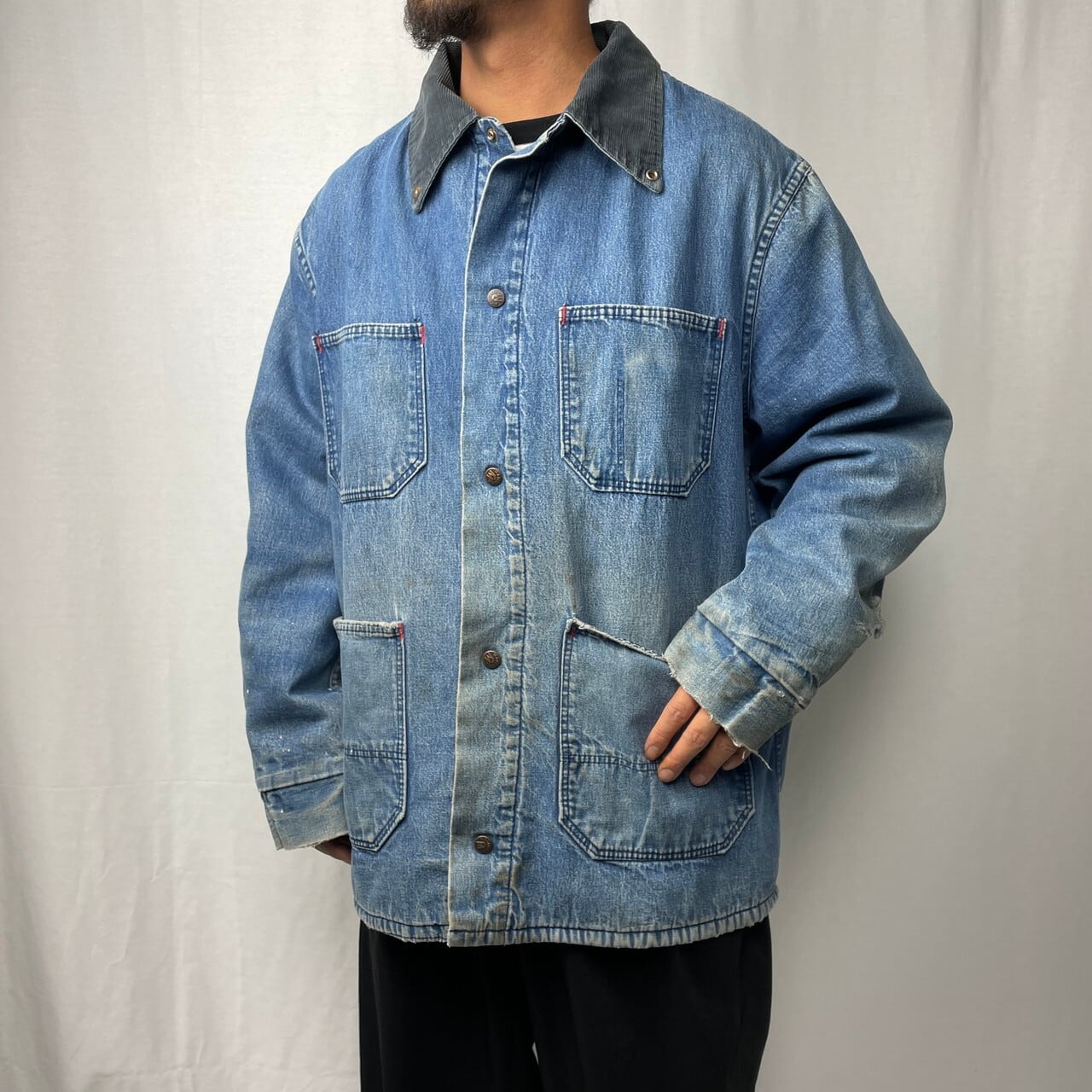 60〜70年代 MADEWELL ブランケットライナー デニムカバーオール メンズ 