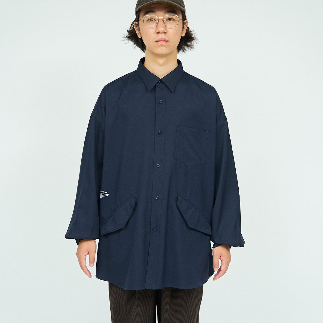 FreshService (フレッシュサービス) WOOLY TWILL TECH SHIRT シャツ