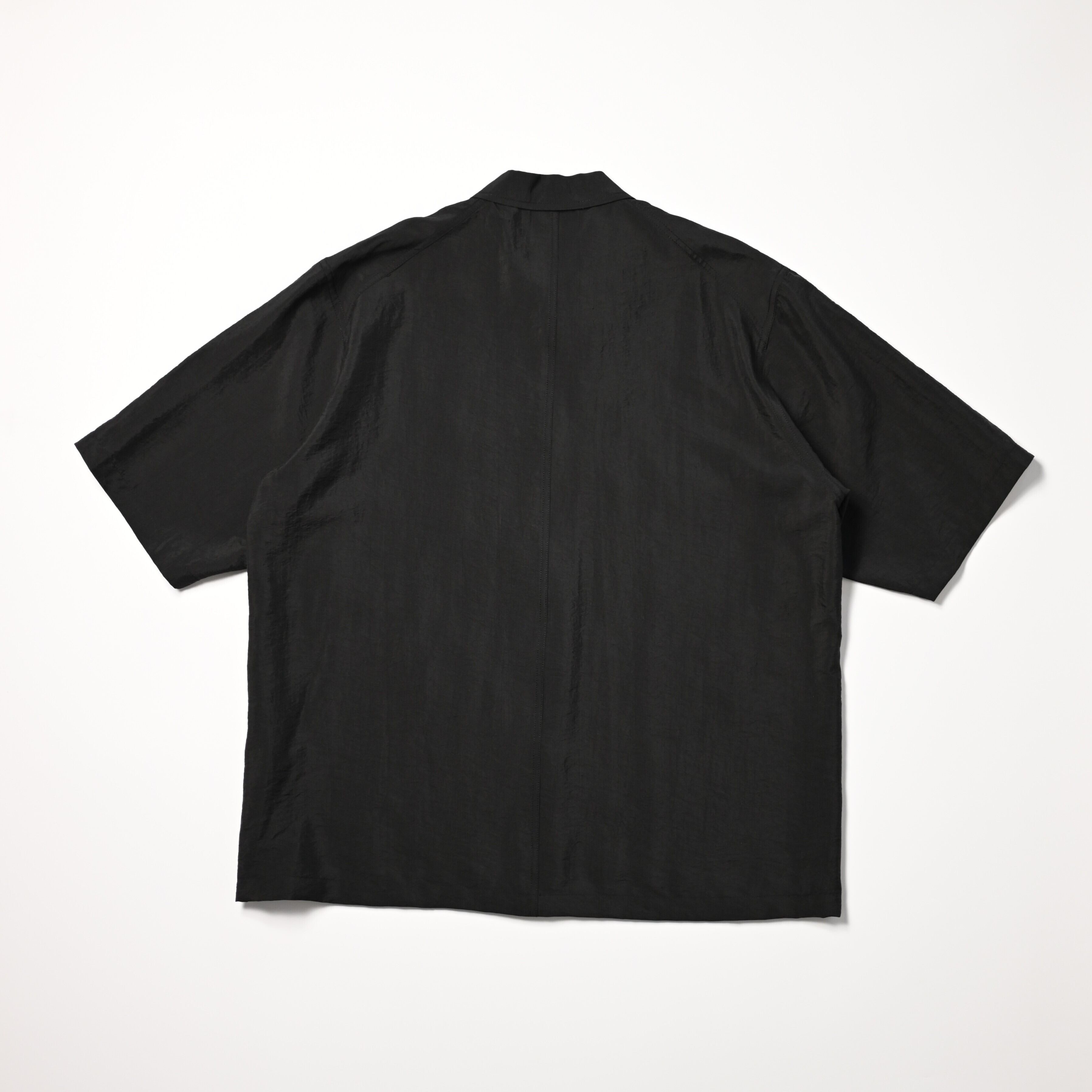 product twelve / Silk Nylon Short Sleeve Work Shirt | GANKO